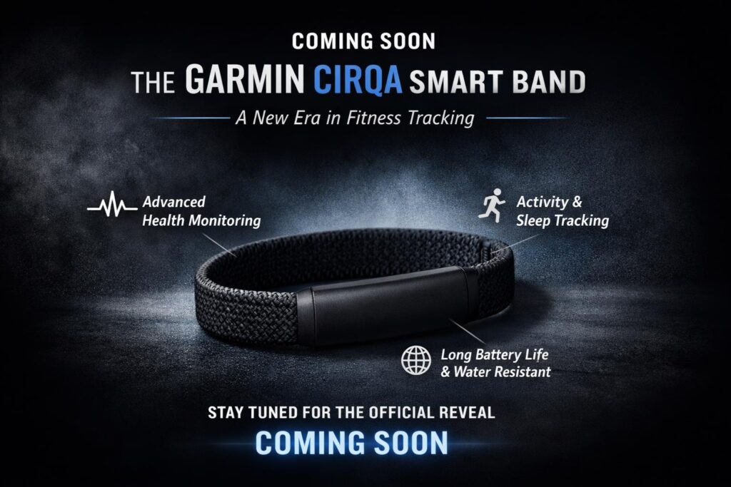 Garmin Cirqa Smart Band Accidentally Leaks Online, Hinting at a Screenless Whoop Rival Launch in 2026