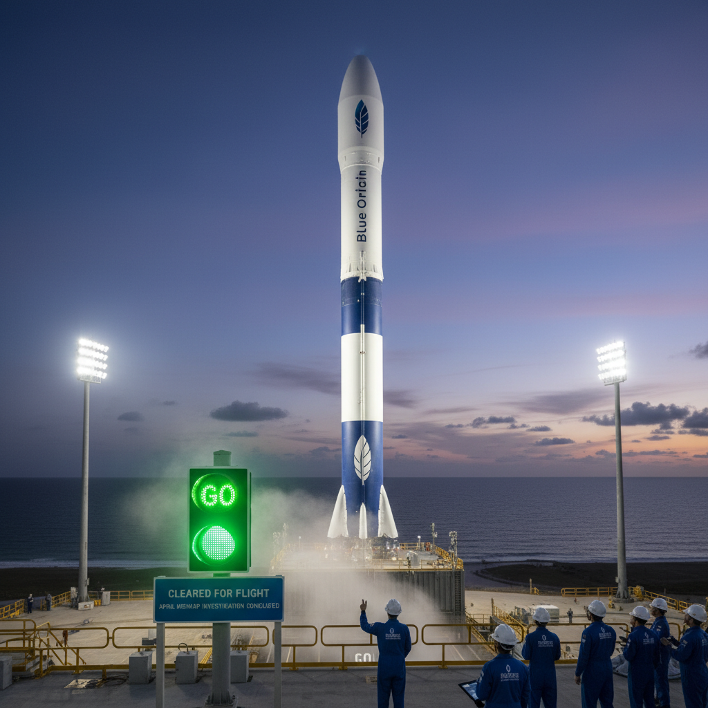 Green Light for Lift-Off: Blue Origin's New Glenn Mega-Rocket Cleared for Flight After April Mishap Investigation