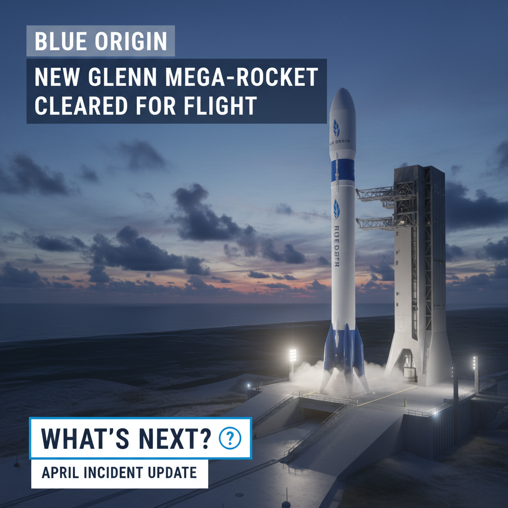 Blue Origin's New Glenn Mega-Rocket Cleared for Flight After April Incident: What's Next?