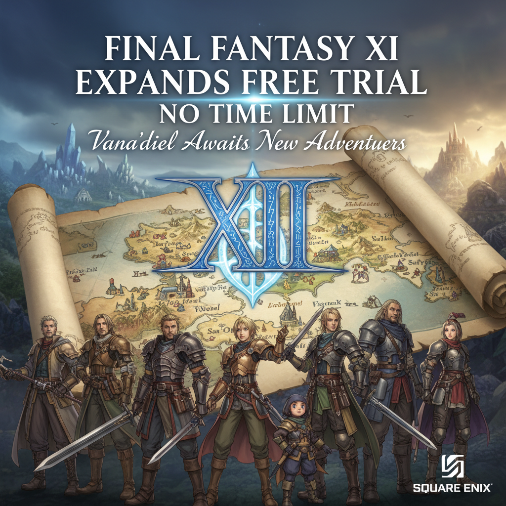 Final Fantasy XI Expands Free Trial: No Time Limit, Vana'diel Awaits New Adventurers