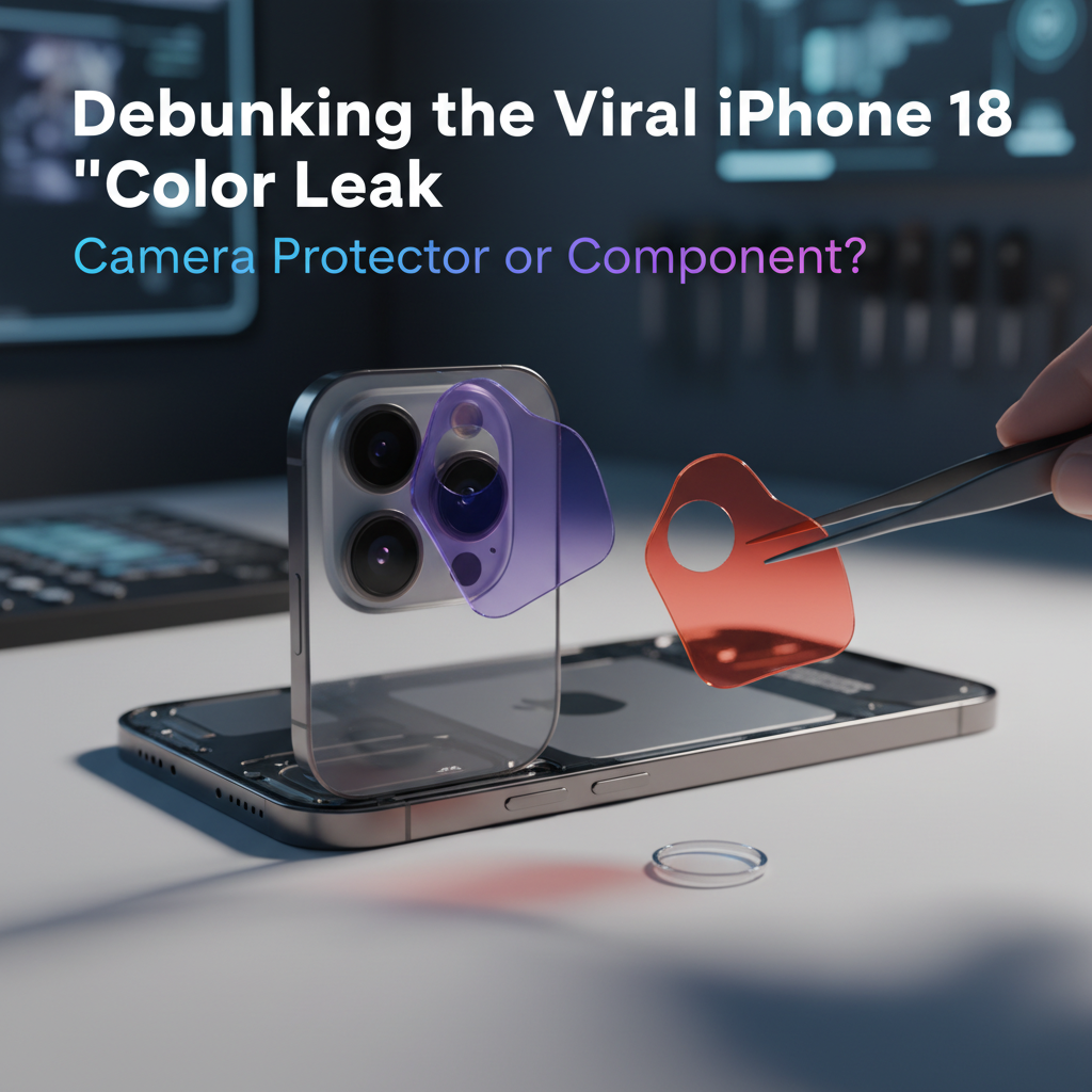 Debunking the Viral iPhone 18 'Color Leak': Camera Protector or Component?