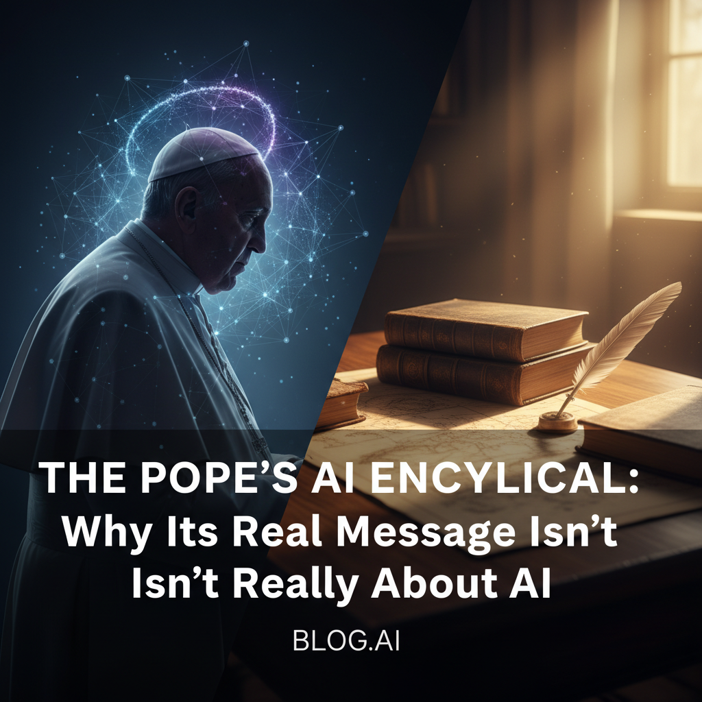 The Pope's AI Encyclical: Why Its Real Message Isn't Really About AI