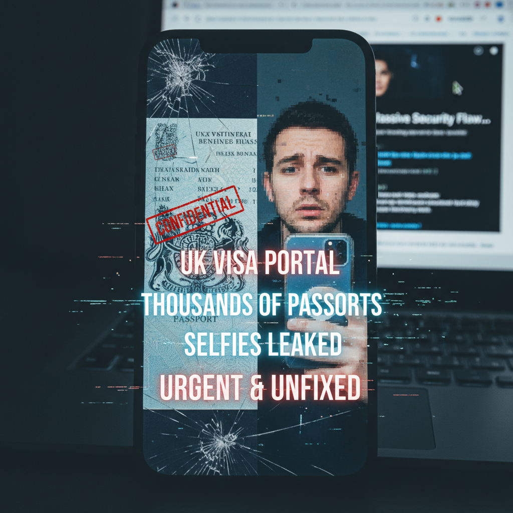 URGENT: UK Visa Portal Data Breach Exposes Thousands of Passports & Selfies, Leak Remains Unfixed
