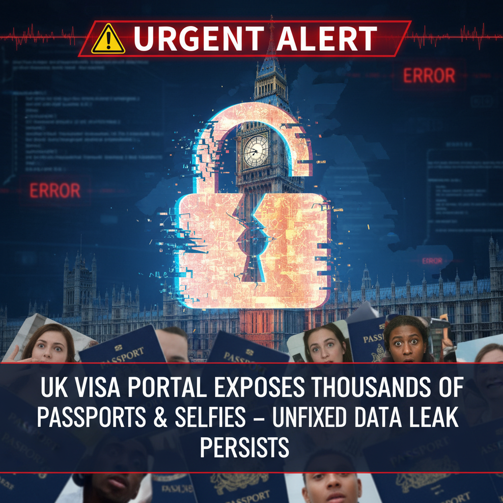 Urgent Alert: UK Visa Portal Exposes Thousands of Passports & Selfies – Unfixed Data Leak Persists