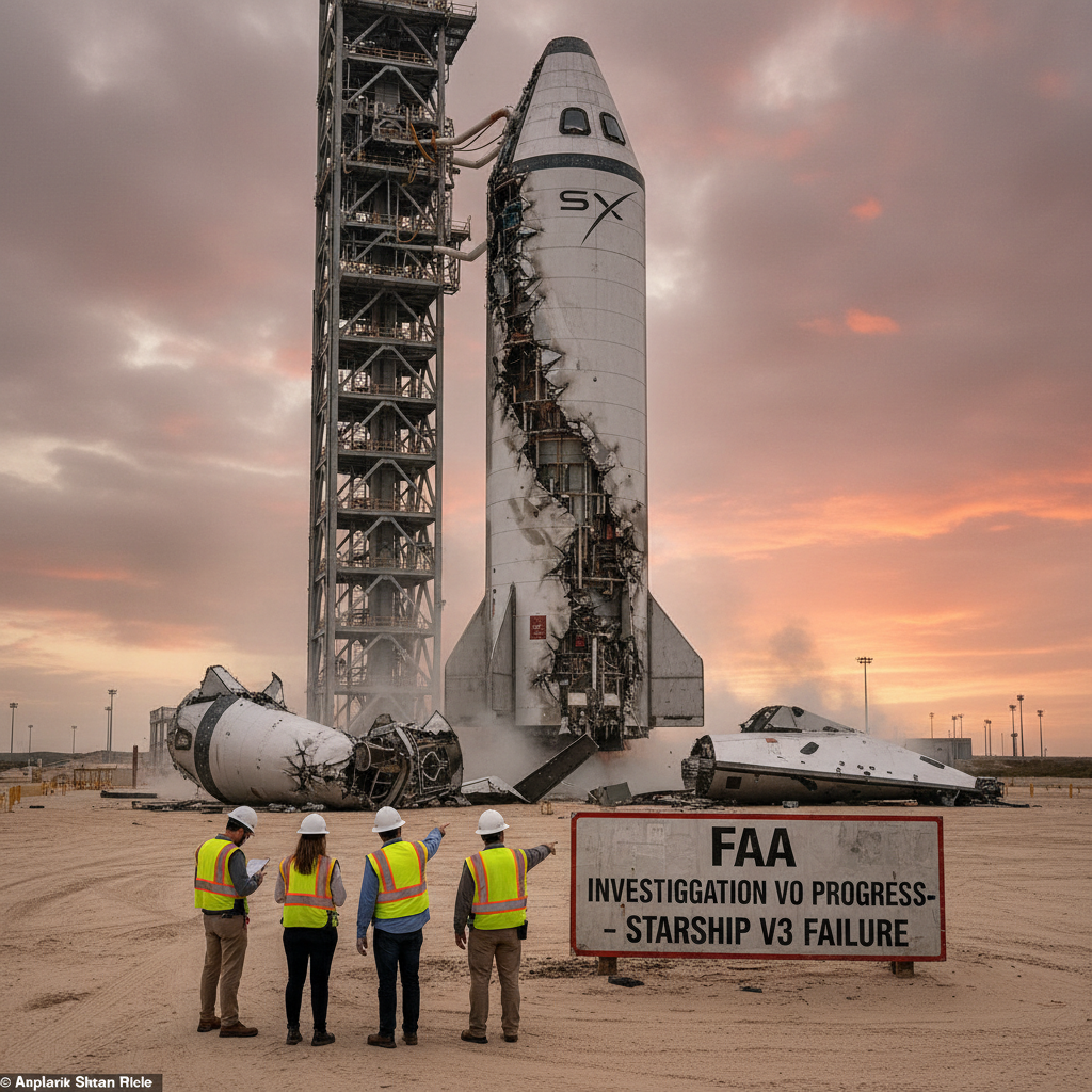 FAA Orders SpaceX to Probe Starship V3 Booster Failure: What This Means for Future Launches