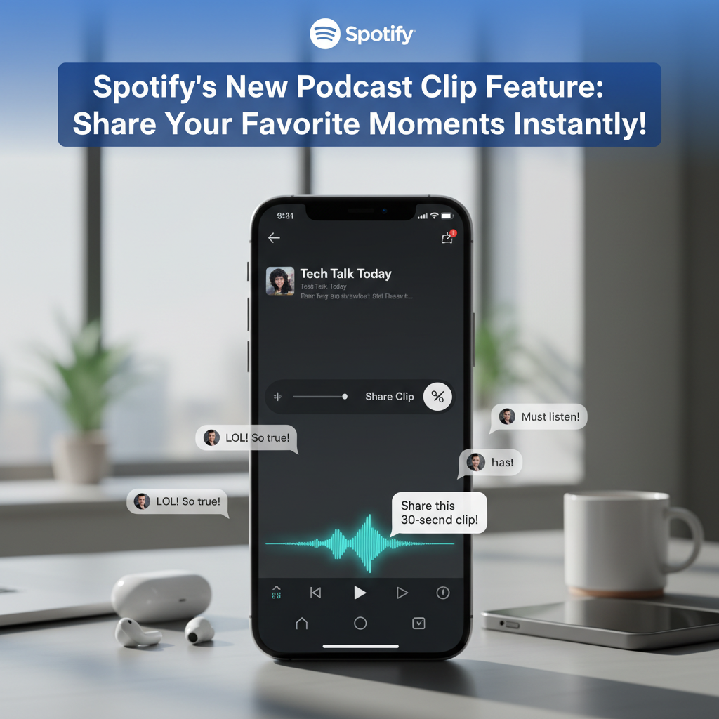 Spotify's New Podcast Clip Feature: Share Your Favorite Moments Instantly!