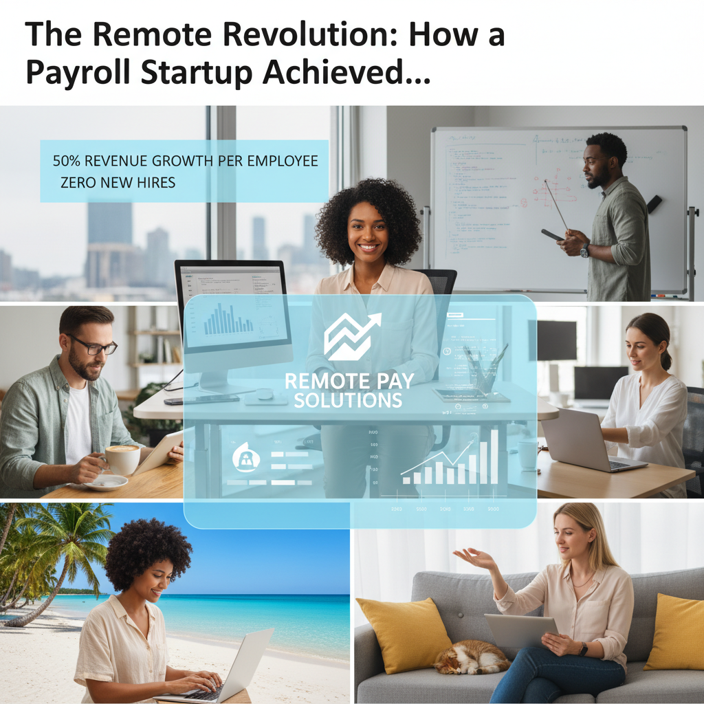 The Remote Revolution: How a Payroll Startup Achieved 50% Revenue Growth Per Employee With Zero New Hires
