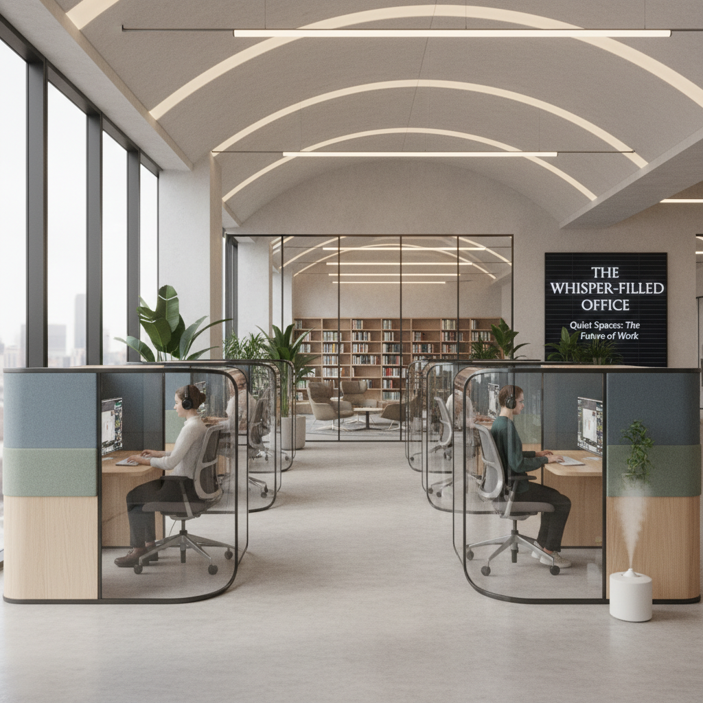 The Whisper-Filled Office: How Quiet Spaces Will Define the Future of Work