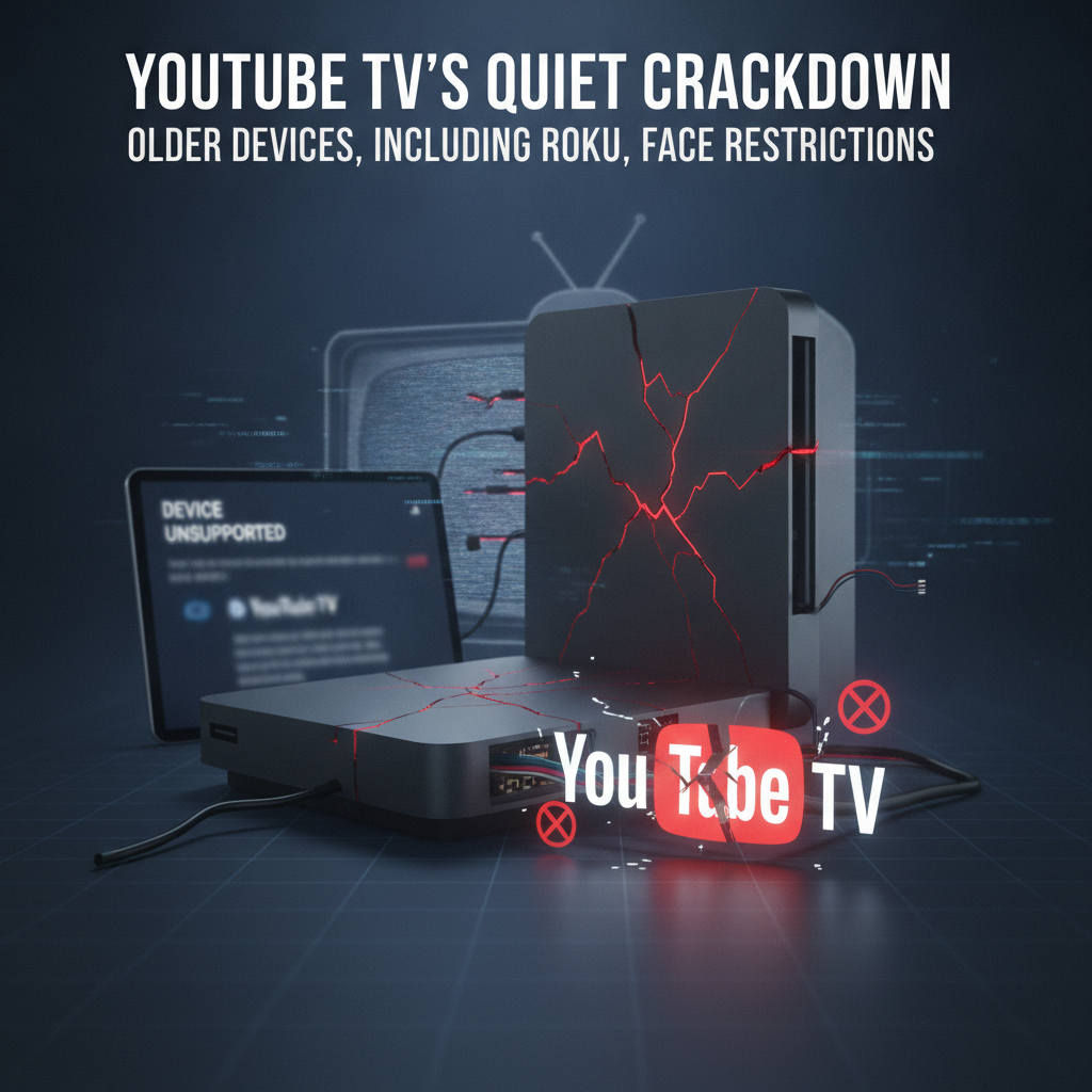YouTube TV's Quiet Crackdown: Older Devices, Including Roku, Face Restrictions