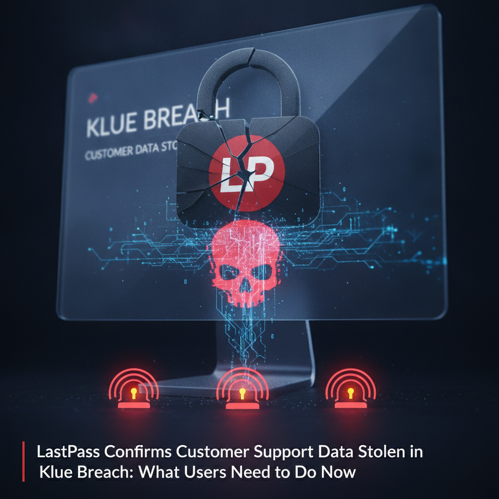 LastPass Confirms Customer Support Data Stolen in Klue Breach: What Users Need to Do Now