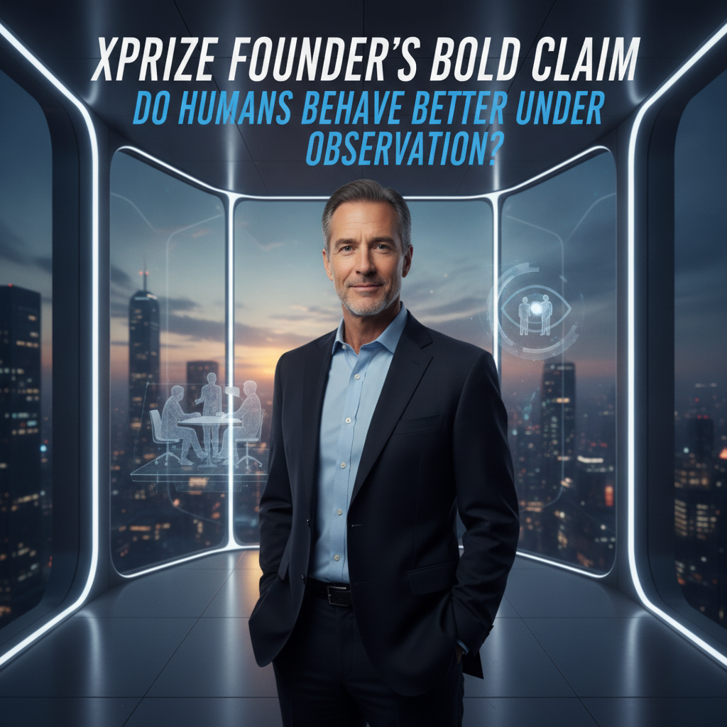 XPRIZE Founder's Bold Claim: Do Humans Behave Better Under Observation?