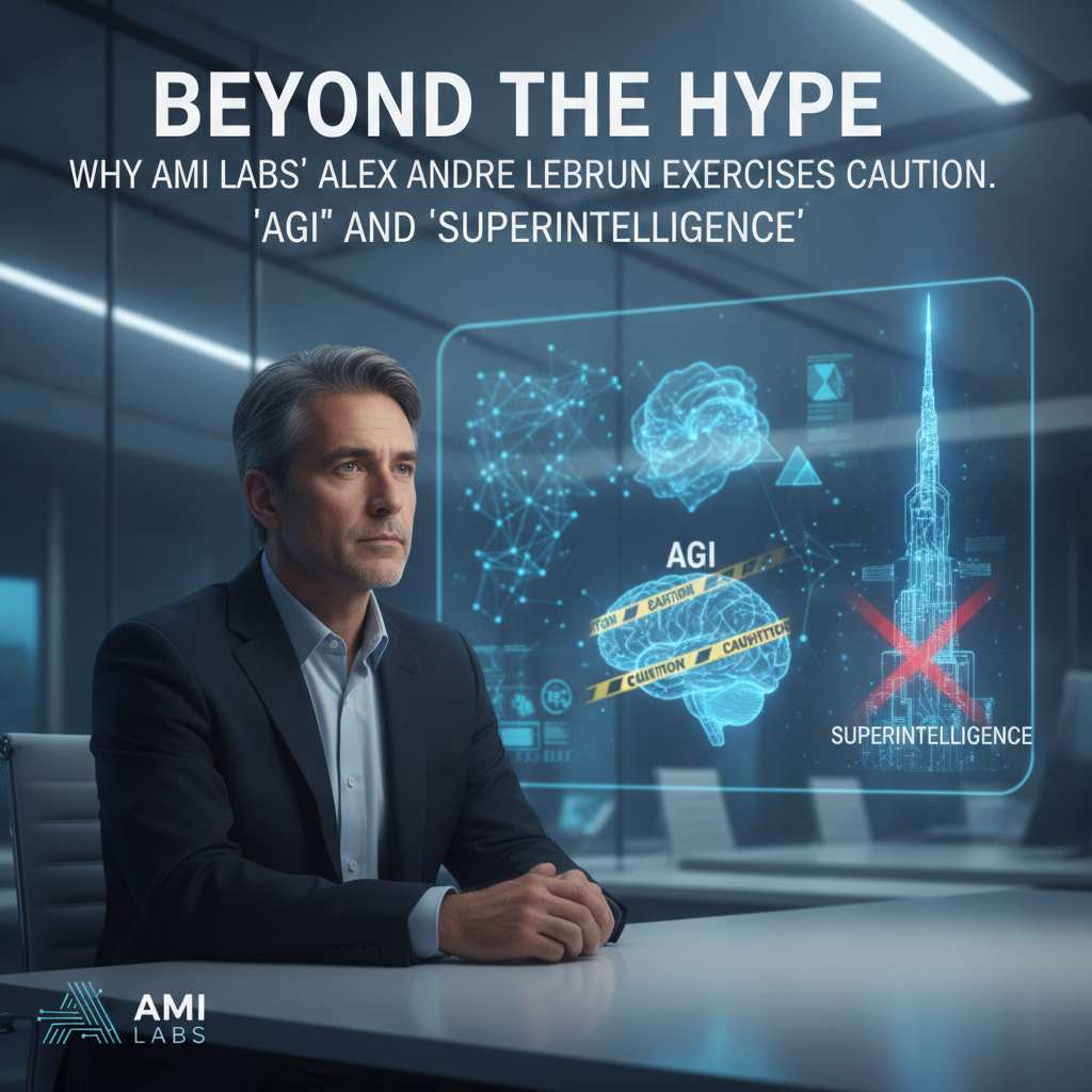 Beyond the Hype: Why AMI Labs' Alexandre LeBrun Exercises Caution with 'AGI' and 'Superintelligence'