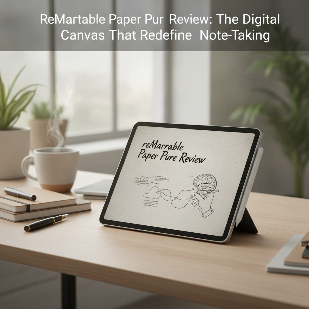 reMarkable Paper Pure Review: The Digital Canvas That Redefines Note-Taking