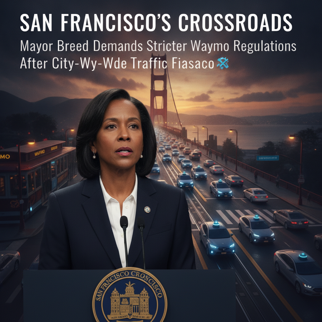 San Francisco's Crossroads: Mayor Breed Demands Stricter Waymo Regulations After City-Wide Traffic Fiasco