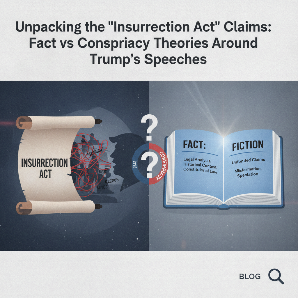 Unpacking the 'Insurrection Act' Claims: Fact vs. Conspiracy Theories Around Trump's Speeches