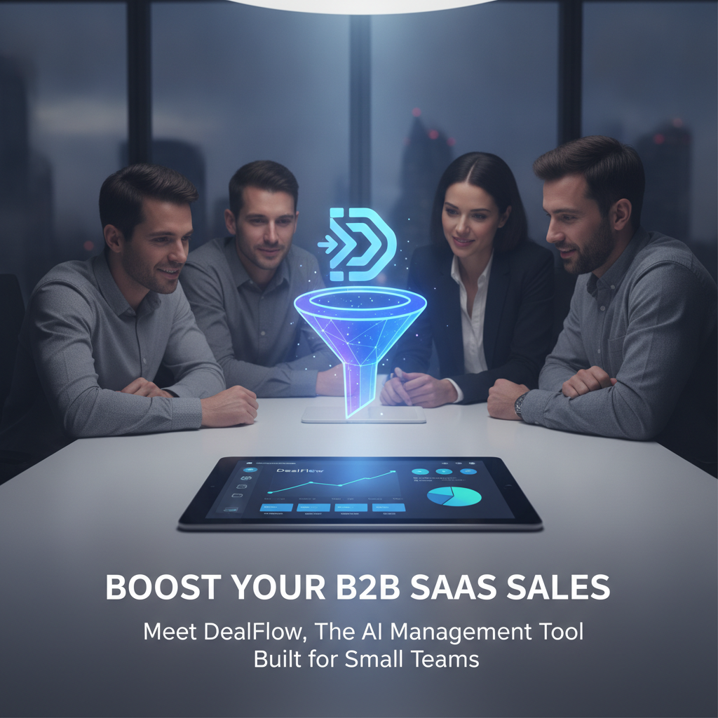 Boost Your B2B SaaS Sales: Meet DealFlow, The AI Management Tool Built for Small Teams