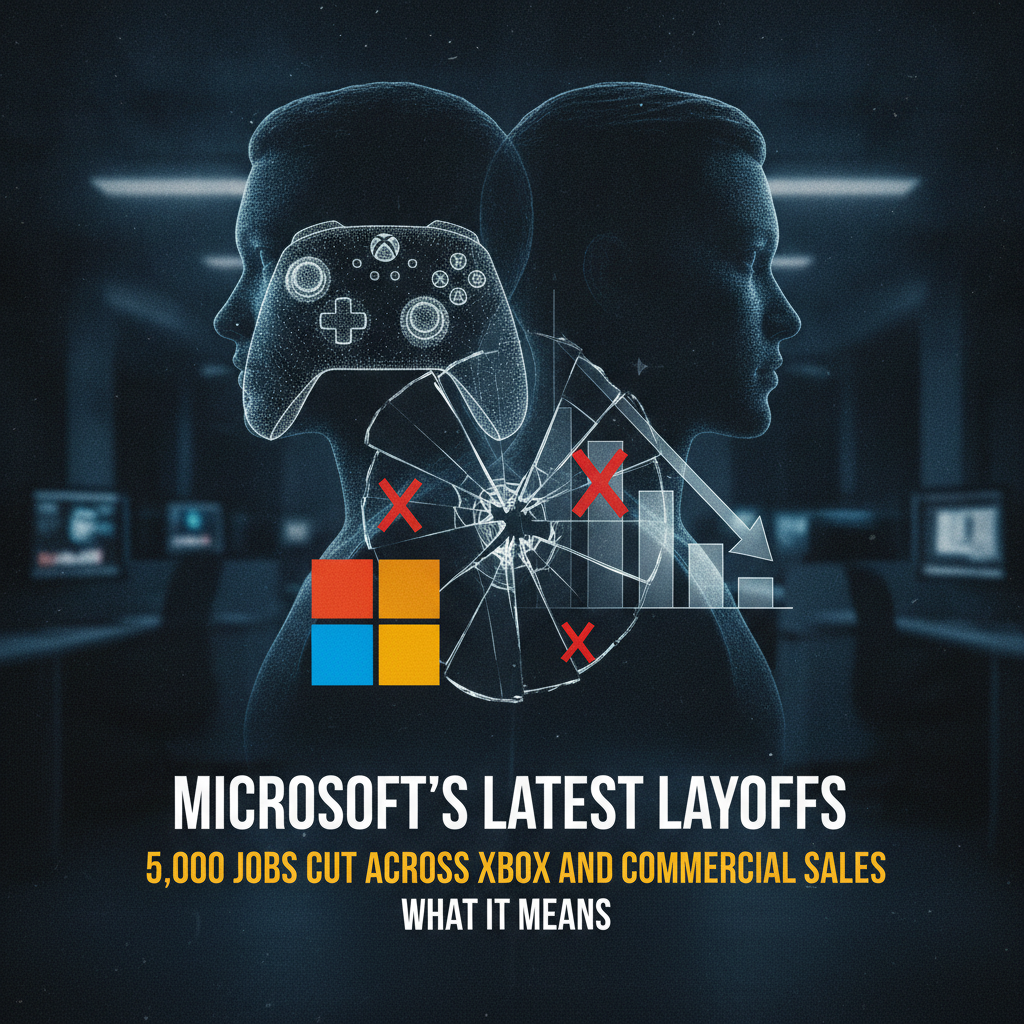 Microsoft's Latest Layoffs: 5,000 Jobs Cut Across Xbox and Commercial Sales – What It Means