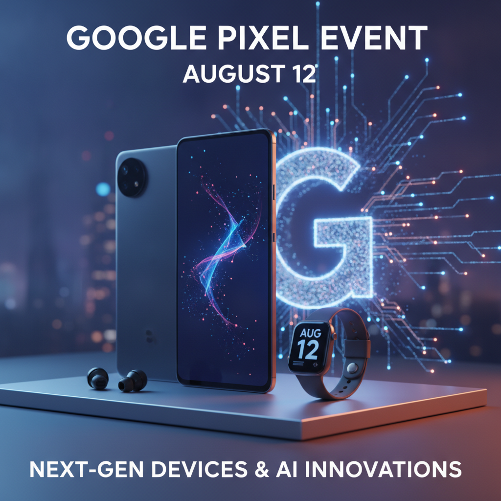Google Pixel Event August 12: Get Ready for Next-Gen Devices & AI Innovations