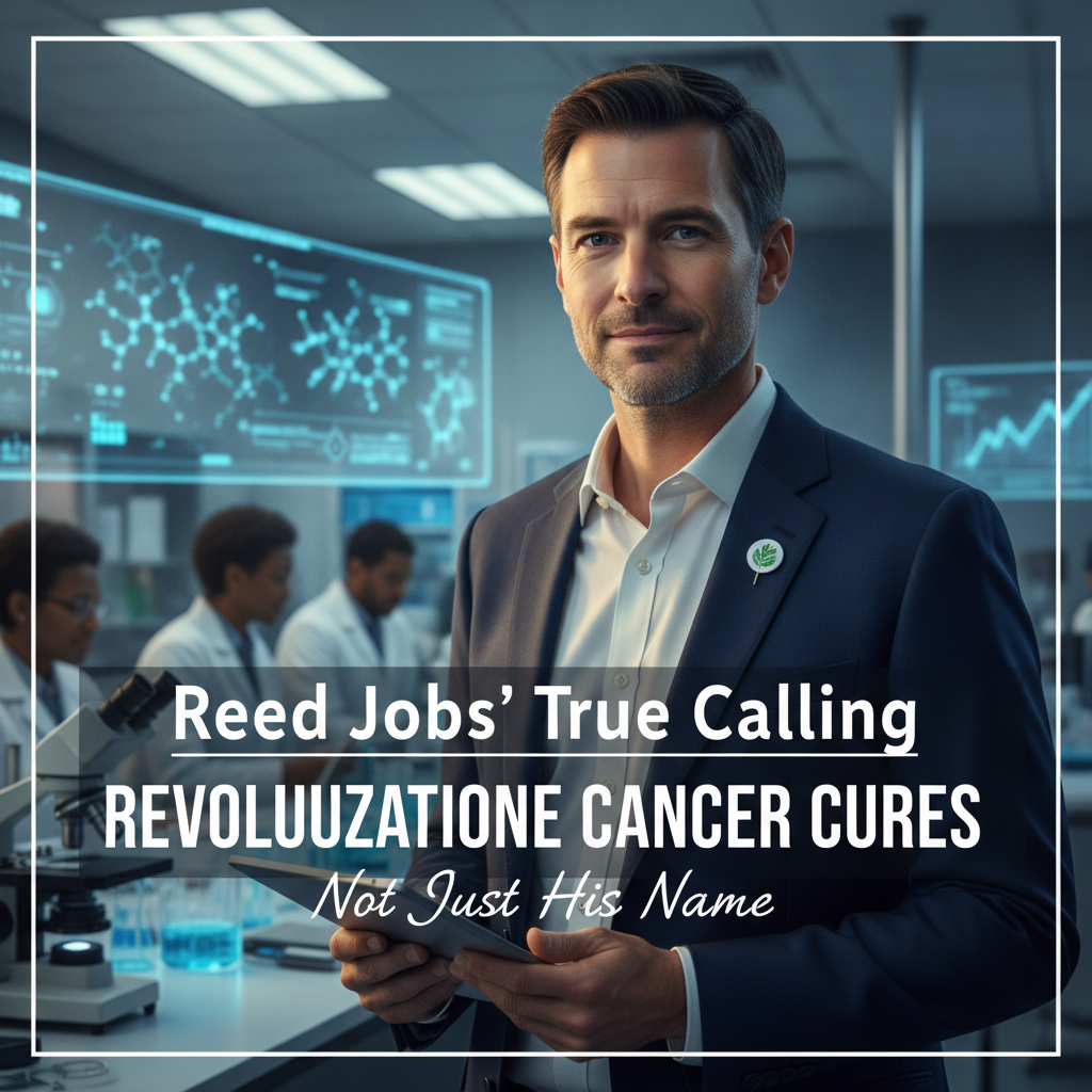 Reed Jobs’ True Calling: How He’s Revolutionizing Cancer Cures, Not Just His Name