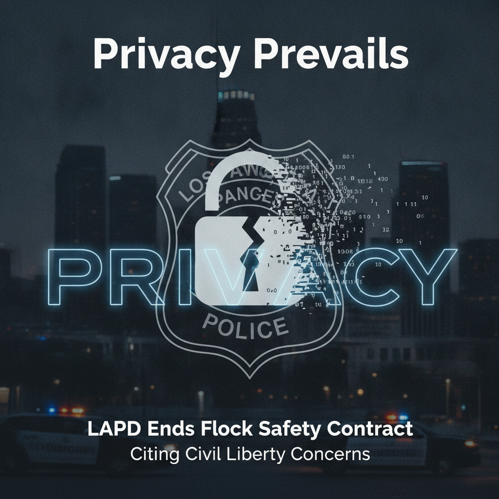 Privacy Prevails: LAPD Ends Flock Safety Contract Citing Civil Liberty Concerns