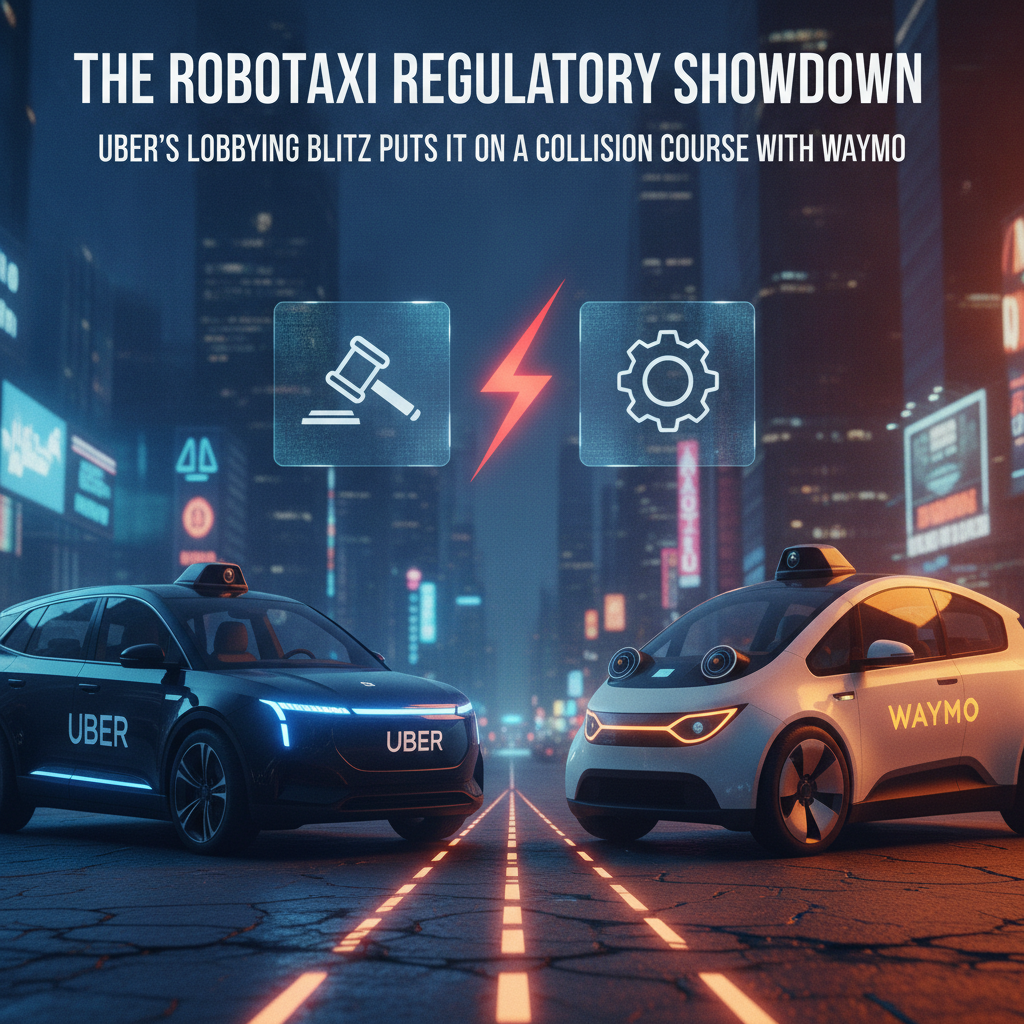 The Robotaxi Regulatory Showdown: Uber’s Lobbying Blitz Puts It On a Collision Course With Waymo