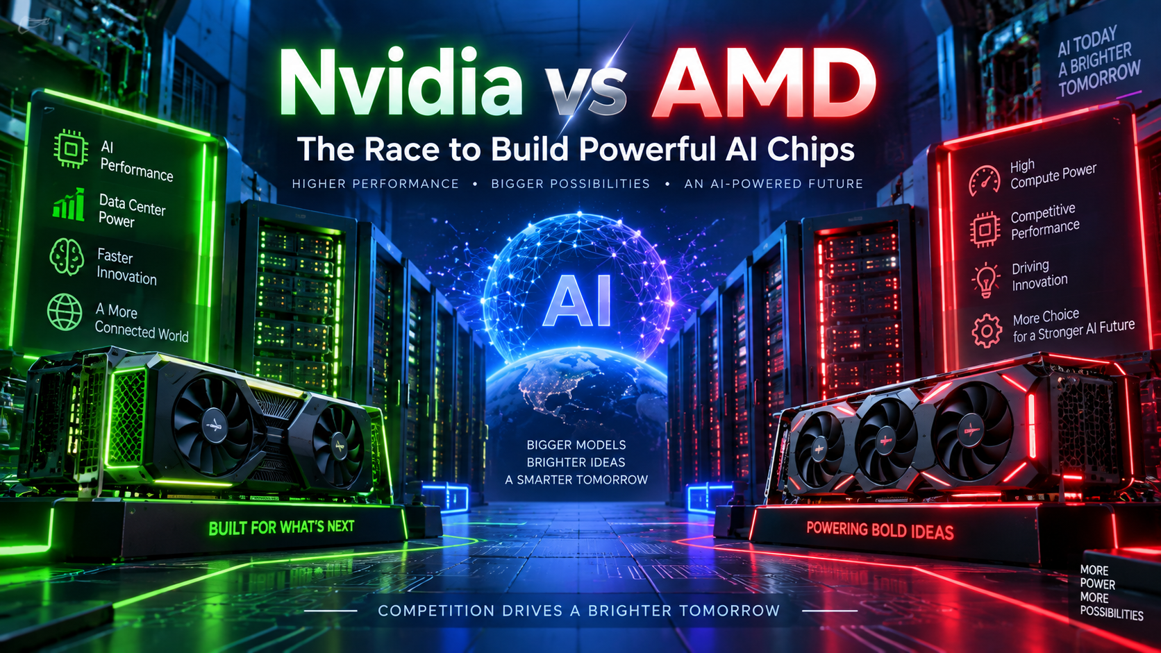 Nvidia vs AMD: The Race to Build Powerful AI Chips in 2026