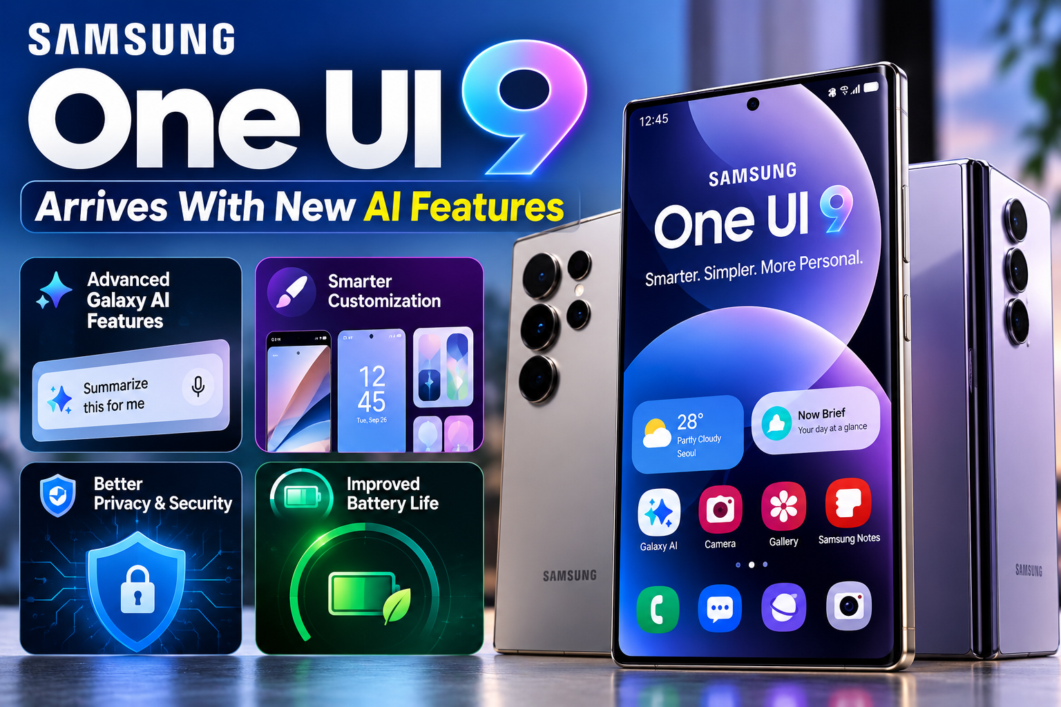 Samsung One UI 9 Arrives With New AI Features