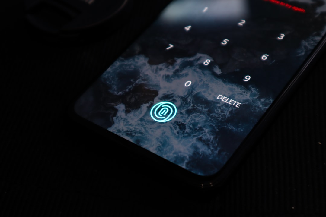 Black smartphone, representing using a password manager or MFA app on mobile